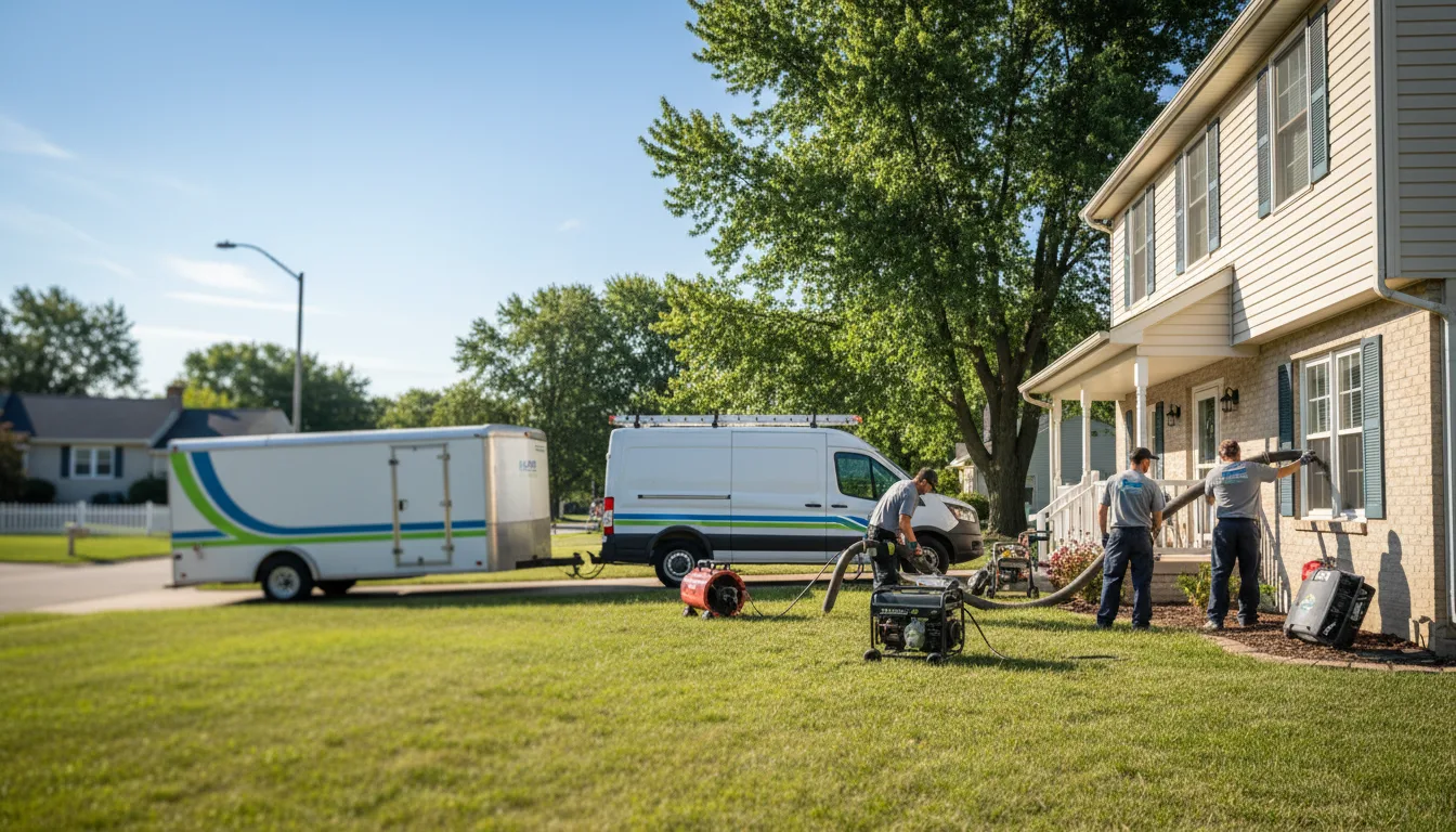 Flooded Basement Restoration And Cleanup With Repair in Vardaman, MS near me